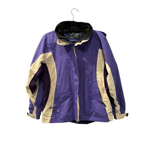 L.L. Bean Vintage Winter Ski Jacket Size Medium Wiamba Hooded Snowboard Clean